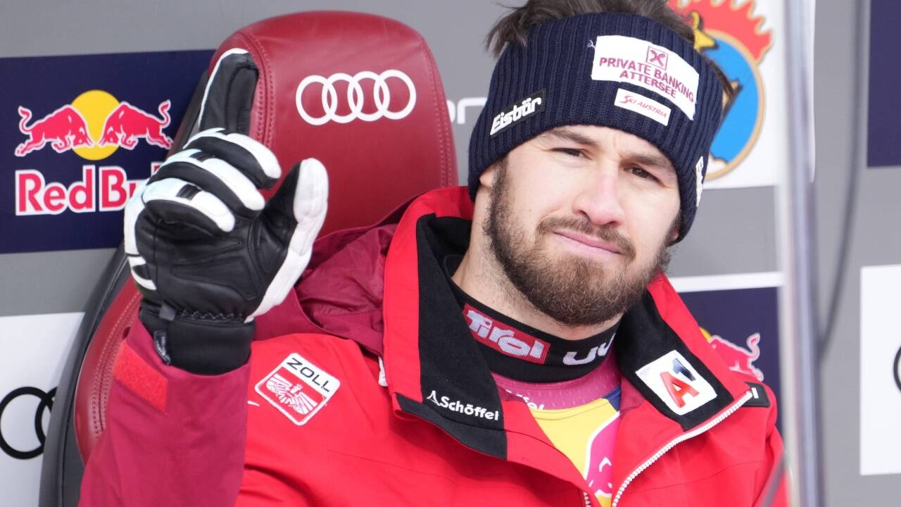 Daniel Hemetsberger wurde am Sonntag auf der Streif Dritter. 