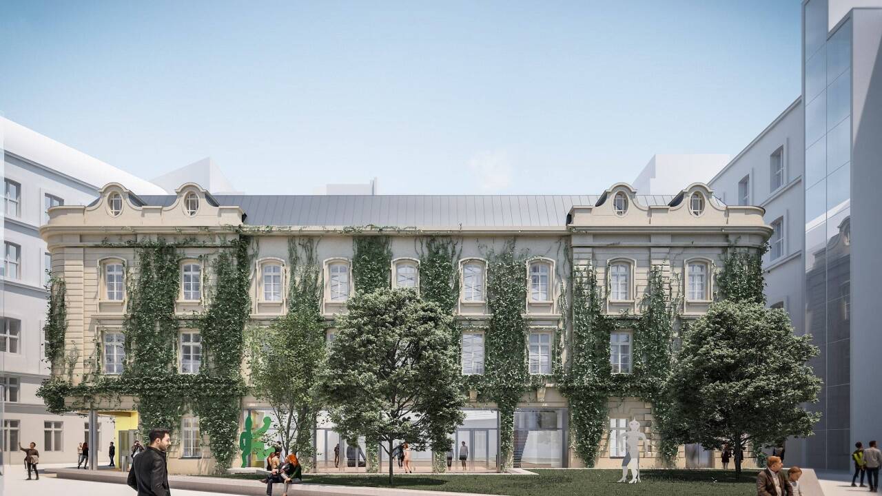 So wird das neue Museum im Wiener Hanuschhof aussehen. 