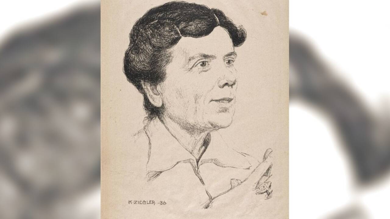 Jeanne de Peyrebère (1875–1961): Die erste Frau als namentlich bekannte Lehrende war Jeanne de Peyrebère (Lithografie von Karl Ziegler). Sie unterrichtete in den 1930er-Jahren angehende Priester in Französisch.  