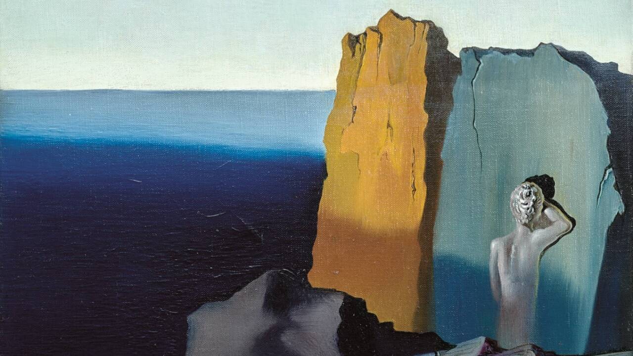 Dalí, „Die Einsamkeit“, 1931. Dalí, „Die Einsamkeit“, 1931.