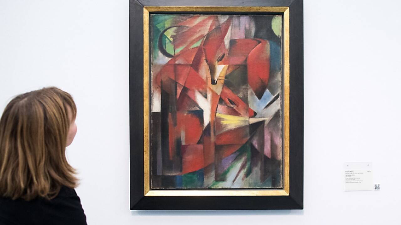 'Die Füchse' von Franz Marc 