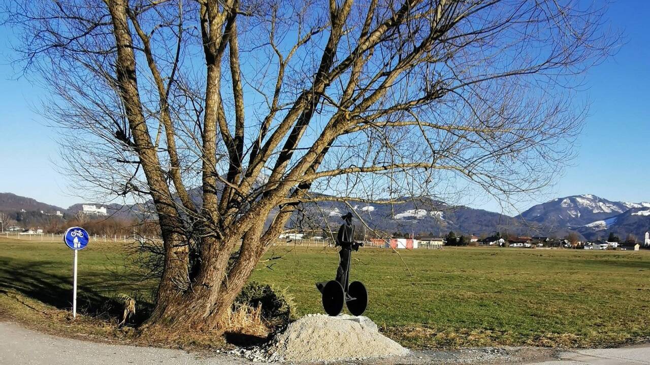 Das Mahnmal für das Lager Maxglan in Leopoldskron-Moos. 