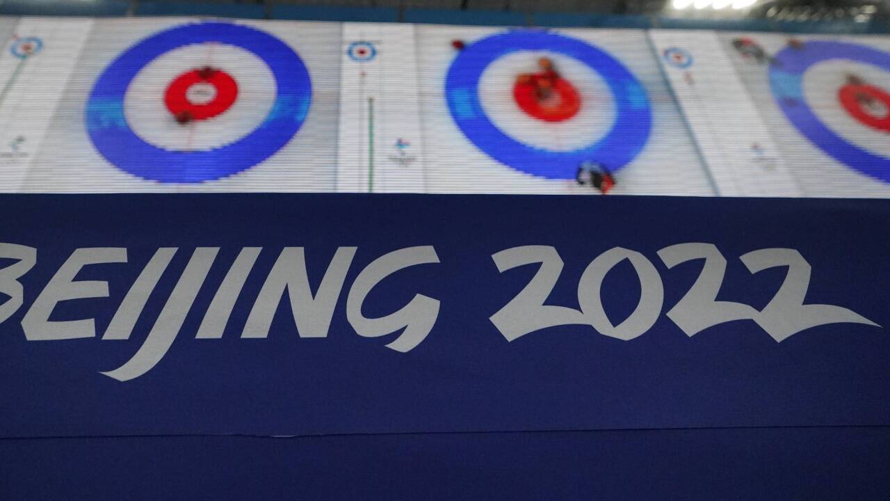 Peking ist bereit für die Curler auf der 44,5 m langen und 4,75 m breiten „Sheet“. 