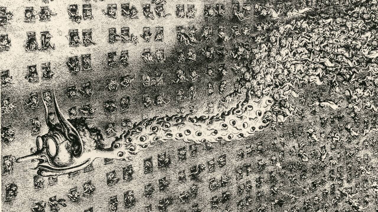A. Paul Weber, „Das Gerücht“, 1943. 
