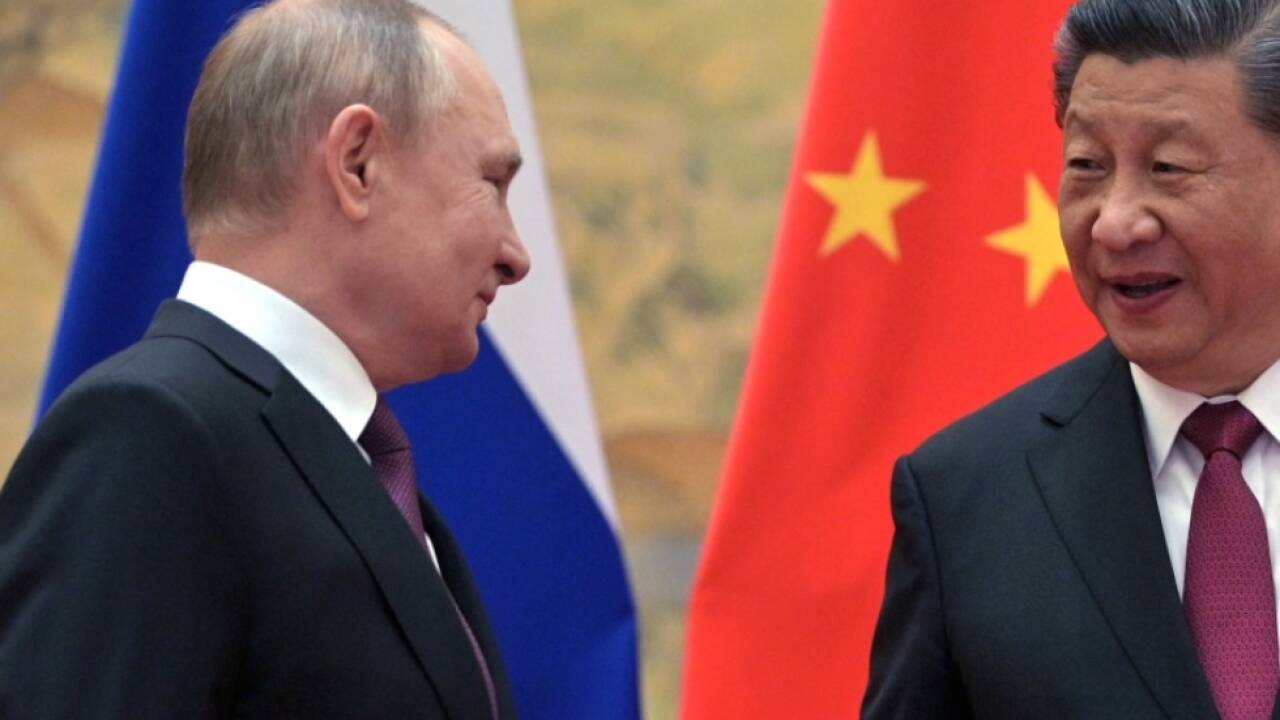 Russlands Präsident Putin trifft Chinas Präsidenten Xi Jinping 