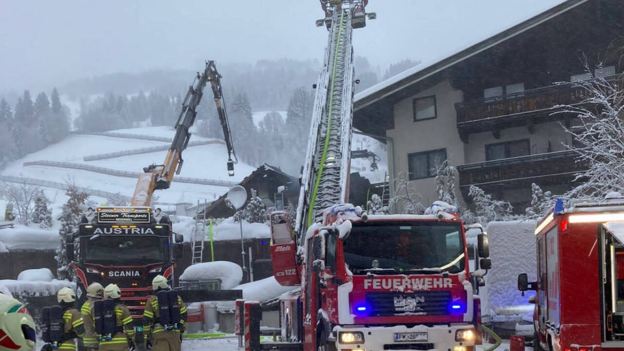 Löscheinsatz in Saalbach-Hinterglemm. 