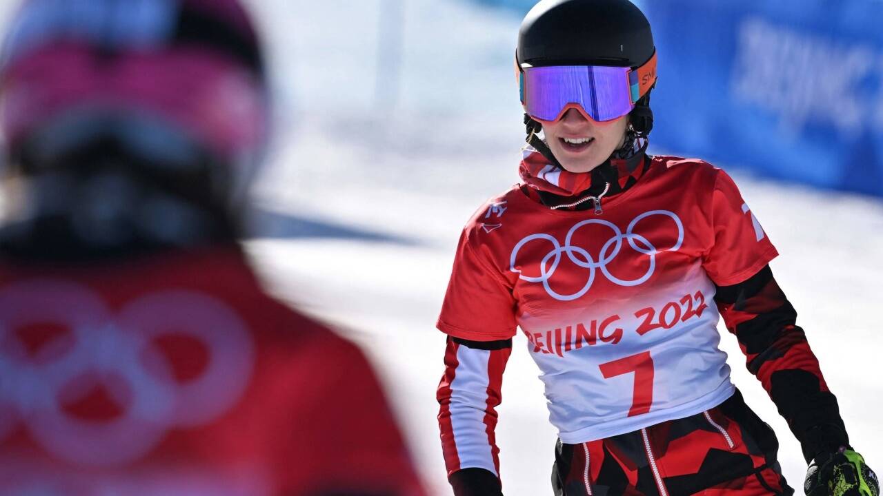 Daniela Ulbing holt Silber. 