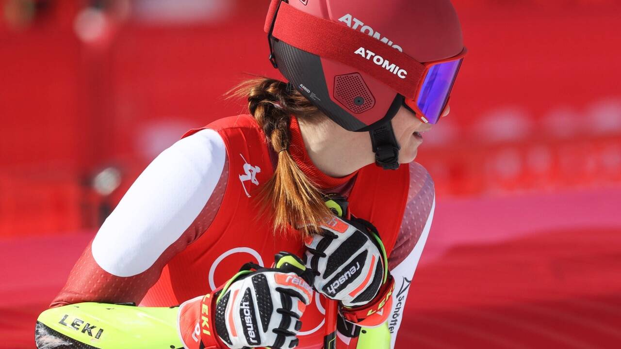 Mirjam Puchner holte im Super-G ihr erstes Edelmetall 