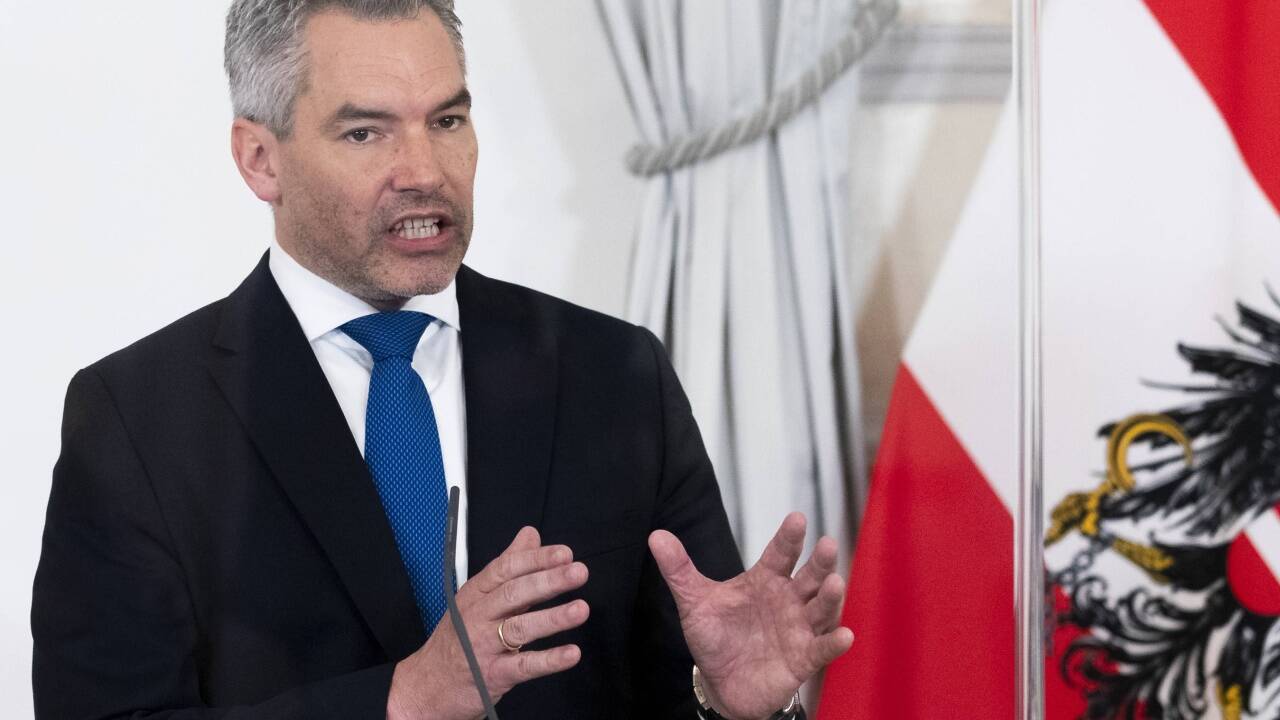 Bundeskanzler Karl Nehammer (ÖVP) verkündete am Mittwoch geplante Öffnungsschritte. 