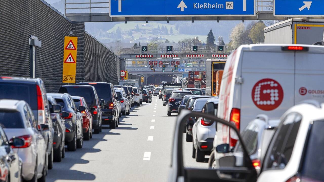 In und um Salzburg kam es zu Staus am Samstagvormittag (Symbolfoto). 