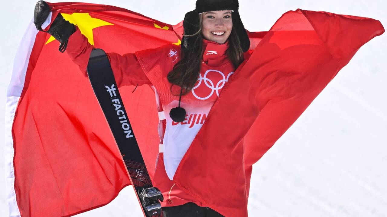 Eileen Gu war aus chinesischer Sicht die Heldin der Winterspiele in Peking 
