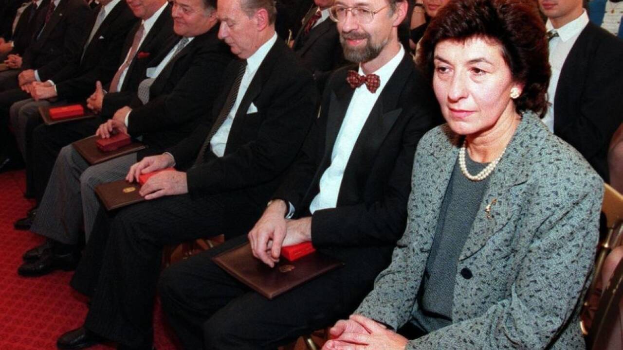 Anna Lelkes wurde die erste Wiener Philharmonikerin (hier 1995) 