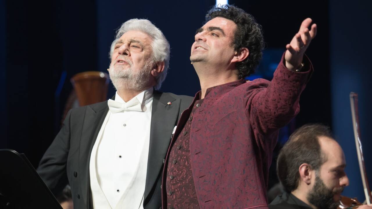 Emotion pur: Rolando Villazón und Plácido Domingo im Duett. 