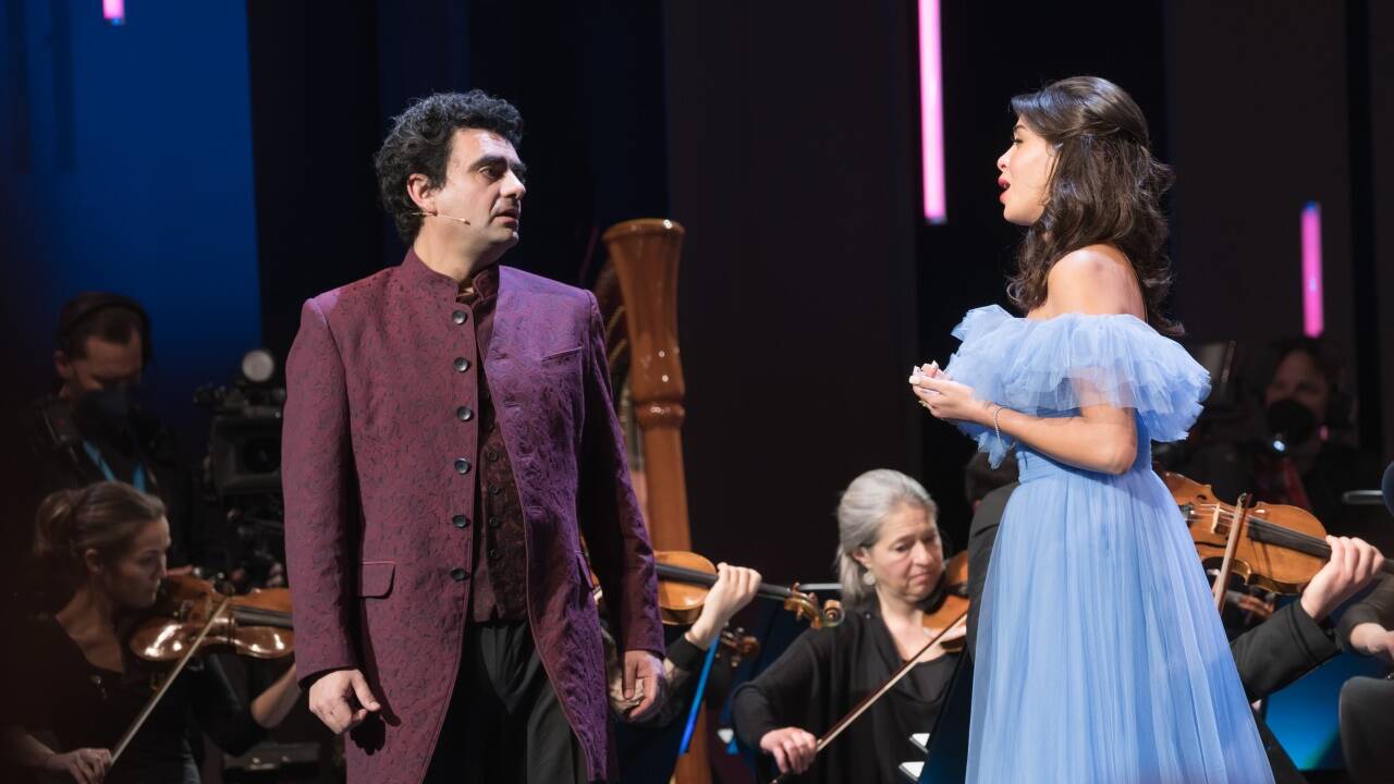 Rolando Villazón und Fatma Said 