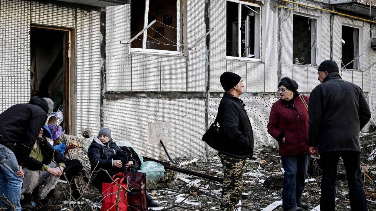 Russland griff russische Städte aus der Luft an 
