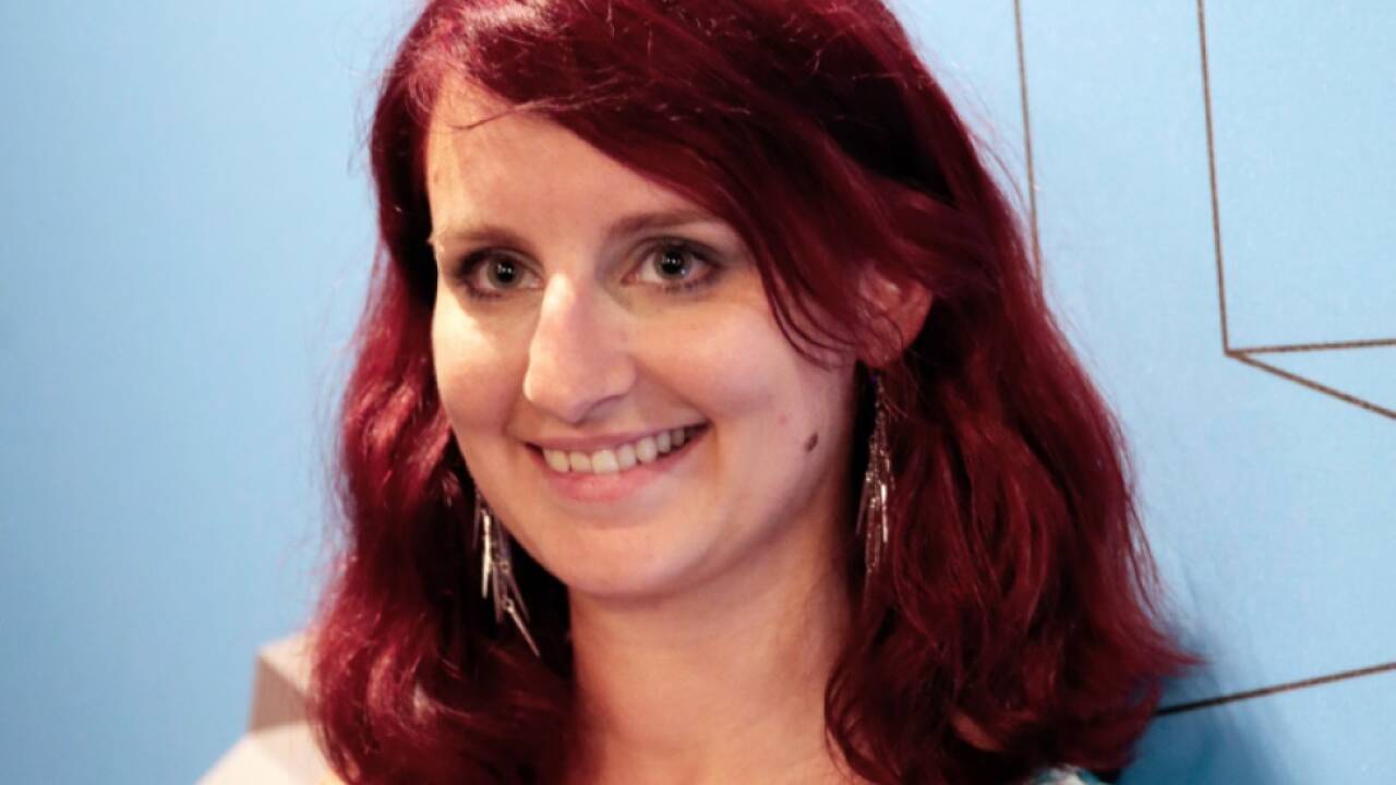 Autorin Cordula Simon las 2013 beim Bachmann-Preis 