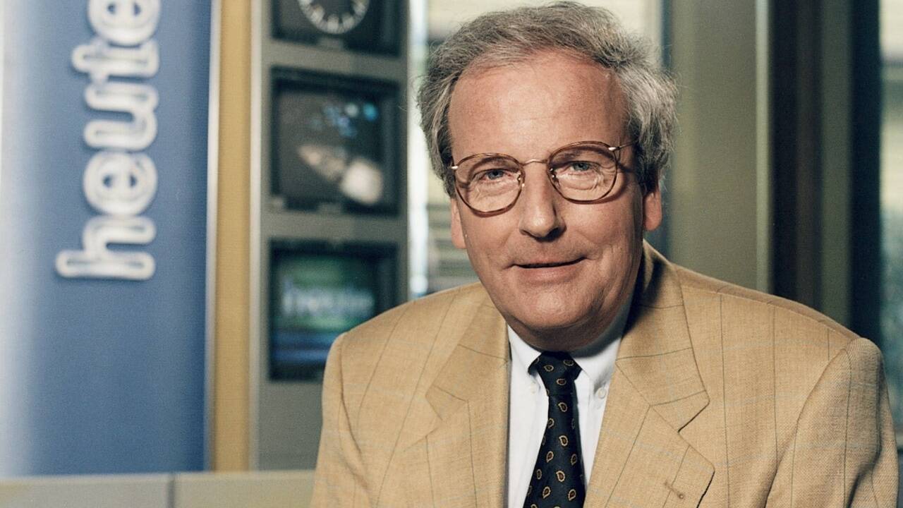 ZDF-Nachrichtensprecher Claus Seibel (1937-2022). 