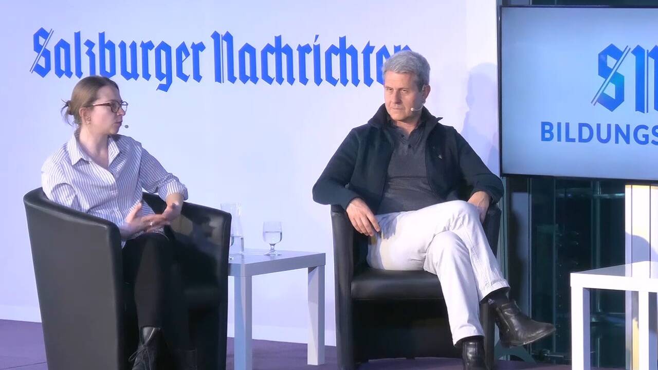 Gerald Brandtner und Sonja Messner von Akzente Salzburg. 