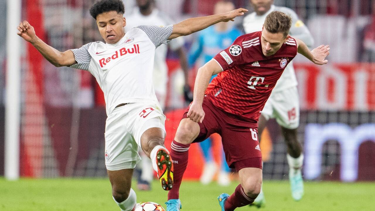 Abgemeldet: Karim Adeyemi (l. gegen Joshua Kimmich).   Abgemeldet: Karim Adeyemi (l. gegen Joshua Kimmich).