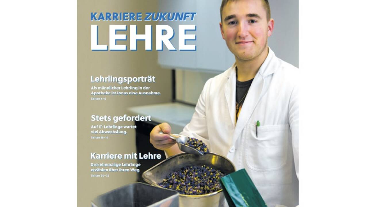 Eine Lehre in der Apotheke-Männer sind die Ausnahme. 