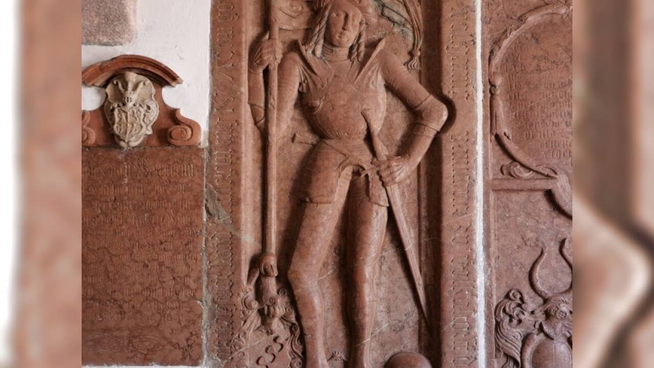 Die Erinnerung an ein Ritterleben.  