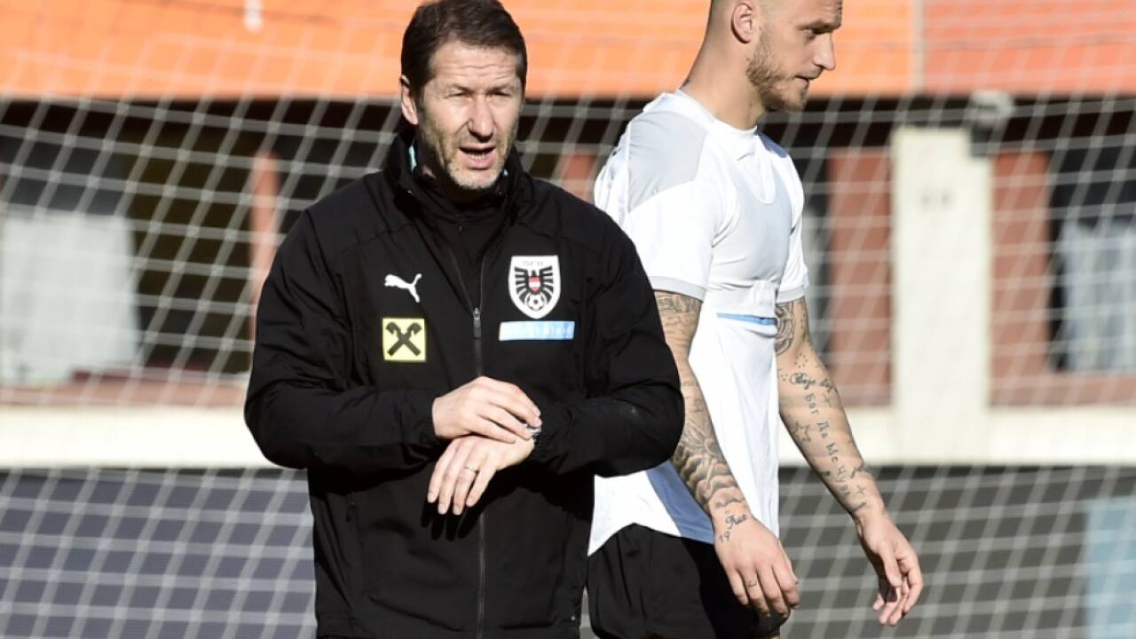 Foda in seiner letzten Trainingseinheit als ÖFB-Teamchef 
