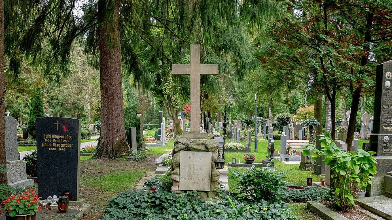 Der Salzburger Kommunalfriedhof. Der Salzburger Kommunalfriedhof.
