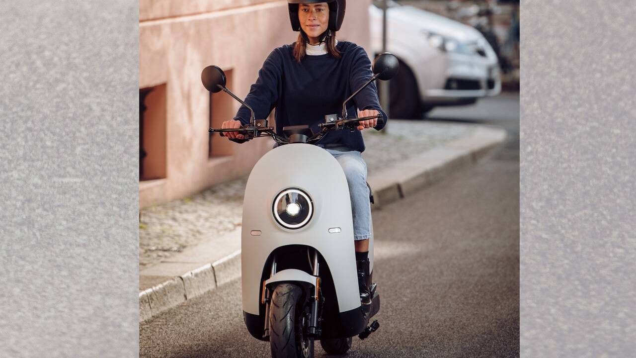 Neu im Frühjahr: der E-Roller von Unu.  Neu im Frühjahr: der E-Roller von Unu.