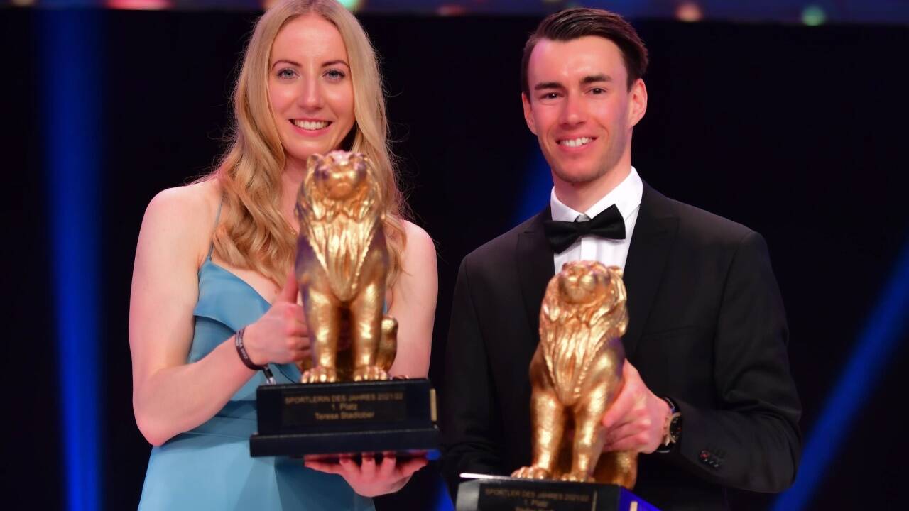 Teresa Stadlober und Stefan Kraft sind Salzburgs Sportlerin und Sportler des Jahres.  