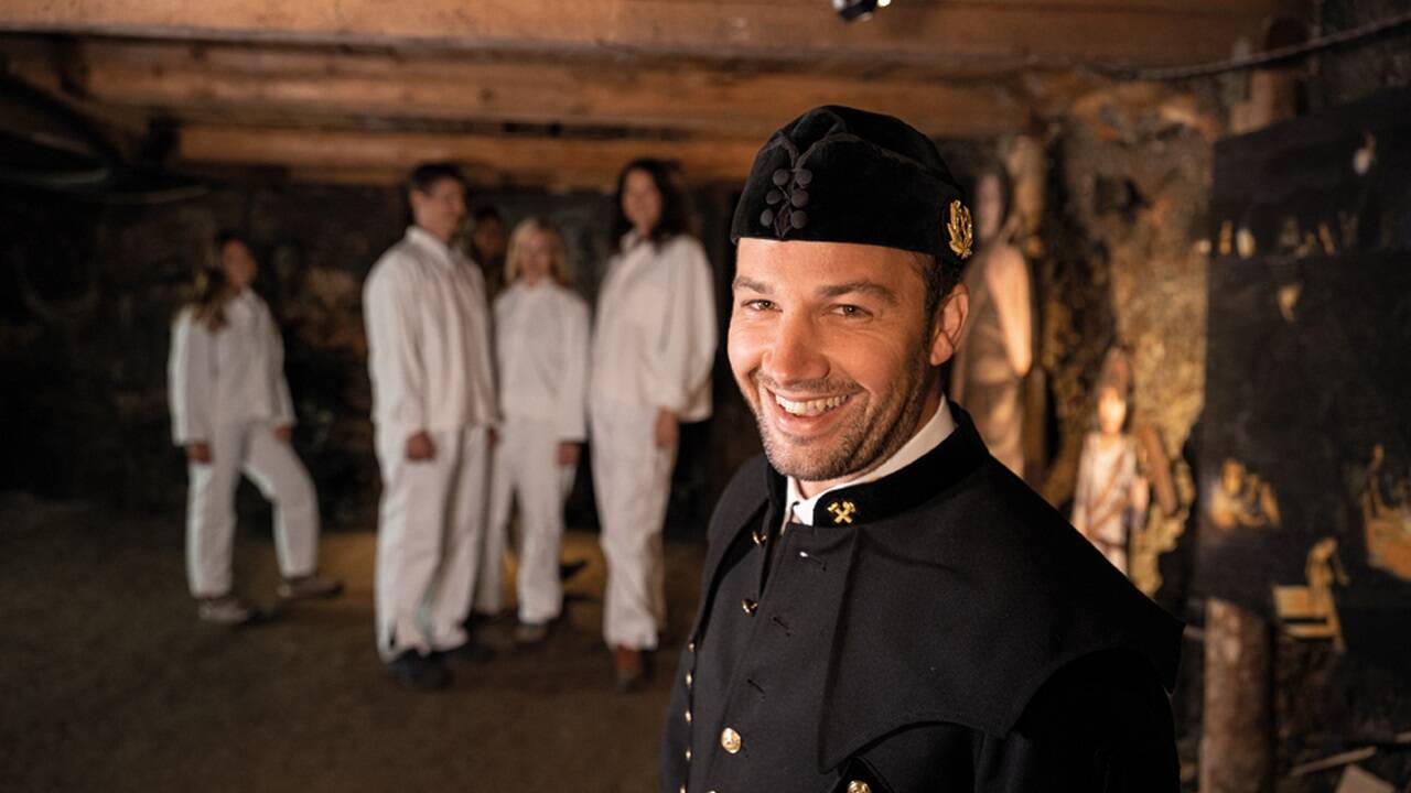 Rein ins Abenteuer Salzbergwerk. 