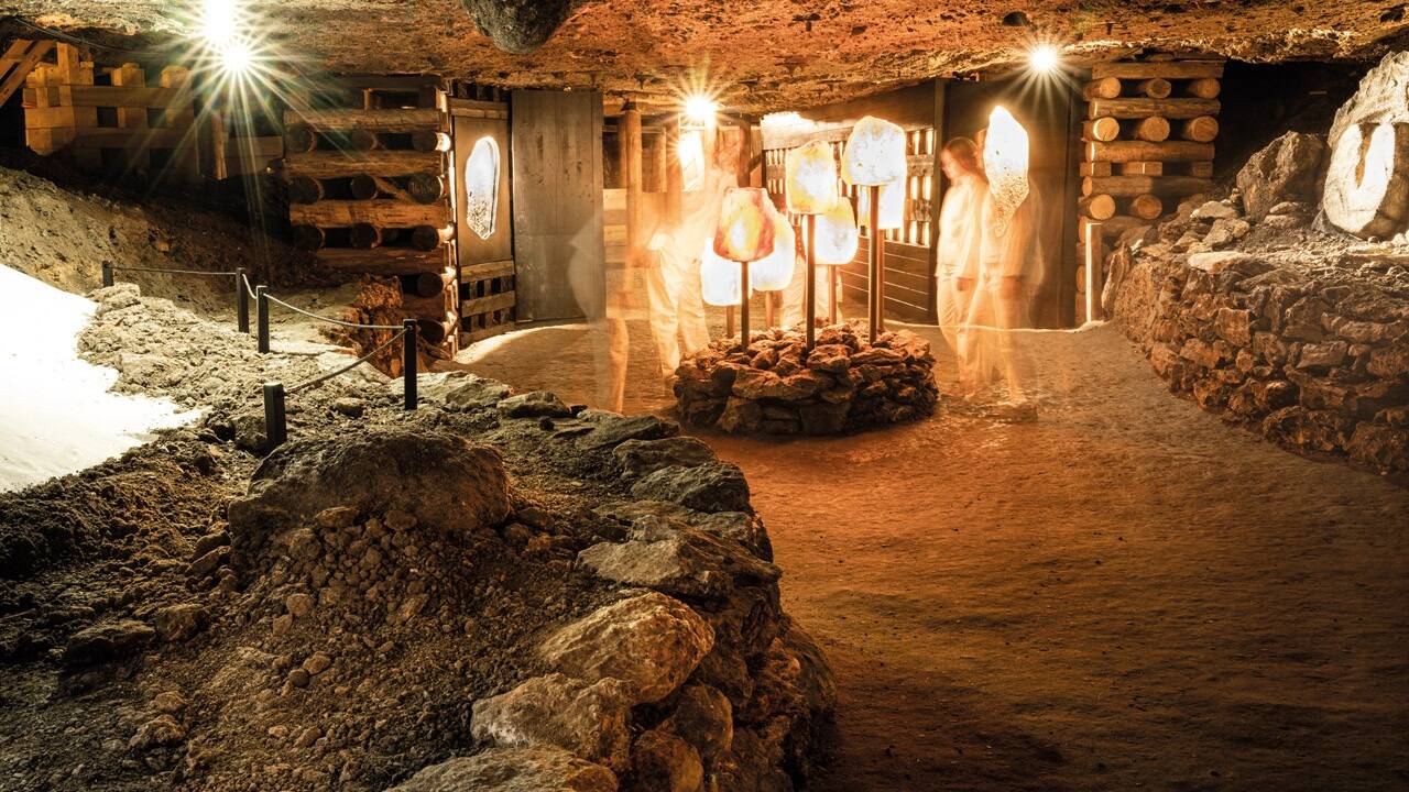 Rein ins Abenteuer Salzbergwerk. 