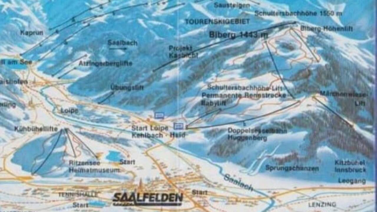 Eine Werbung für den Biberg aus den 1980er-Jahren. Eine Werbung für den Biberg aus den 1980er-Jahren.