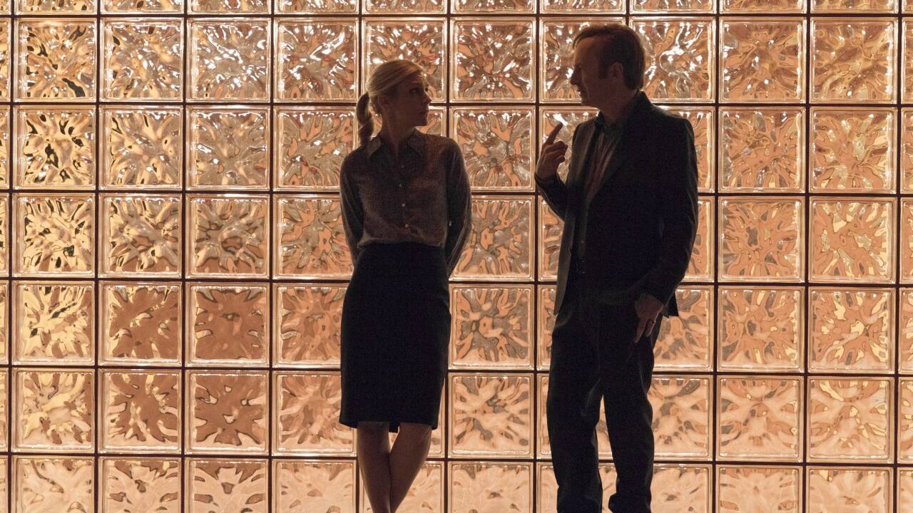 Serienfinale für die Anwälte Kim Wexler (Rhea Seehorn) und Saul Goodman (Bob Odenkirk). Serienfinale für die Anwälte Kim Wexler (Rhea Seehorn) und Saul Goodman (Bob Odenkirk).