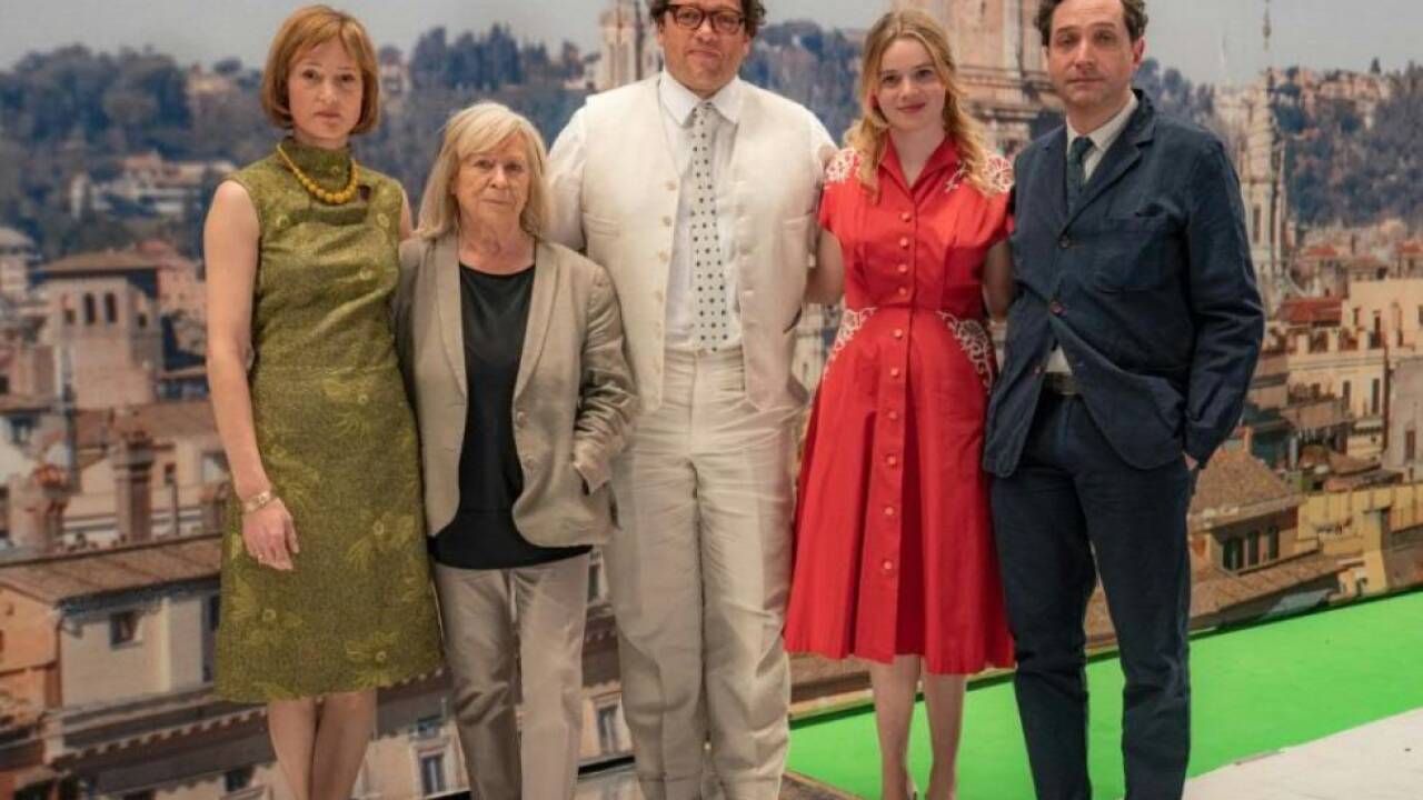 Vicky Krieps, Margarethe von Trotta, Ronald Zehrfeld, Luna Wedler und Marc Limpach 