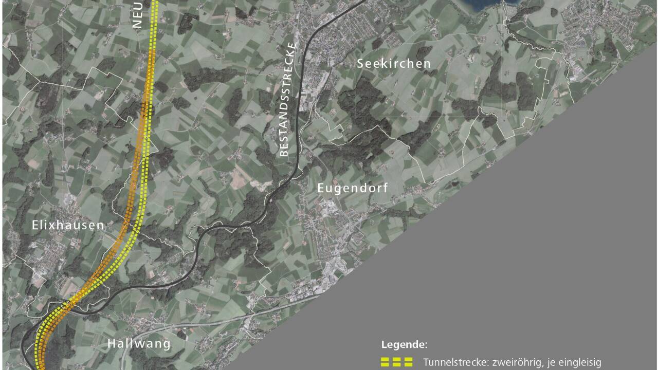 Die ÖBB nehmen an der Neubaustrecke Umplanungen vor. 