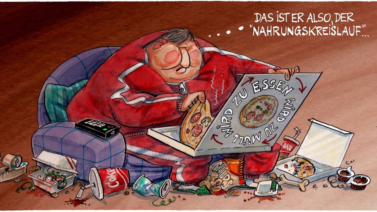 Prost, Müllzeit! . . . Prost, Müllzeit! . . .