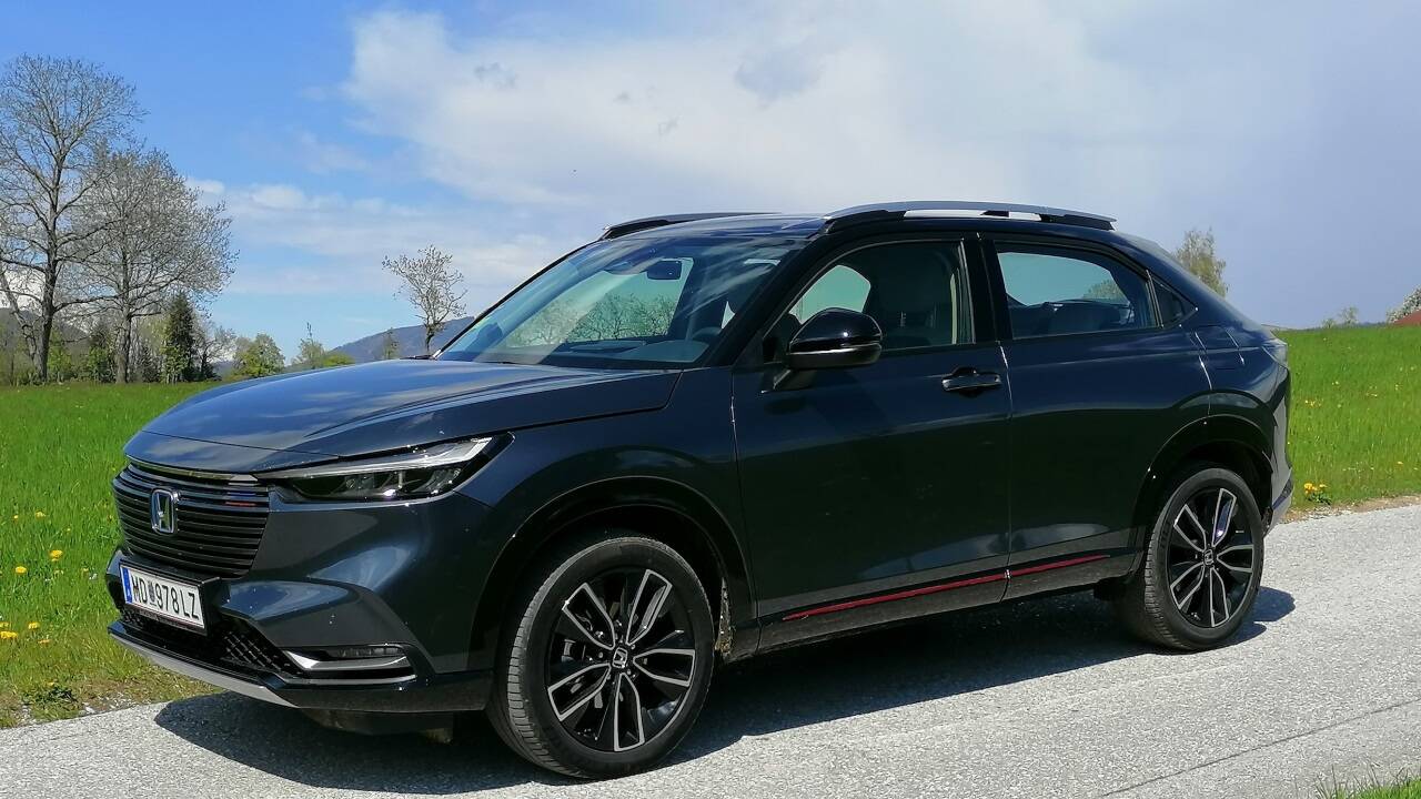 Der Honda HR-V als Hybrid.   Der Honda HR-V als Hybrid.