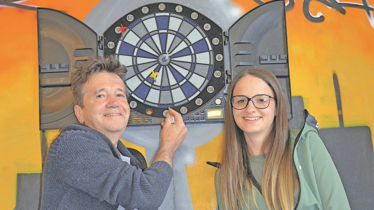 Zielgerichtet: Korbinian Wieser und Martina Gruber 