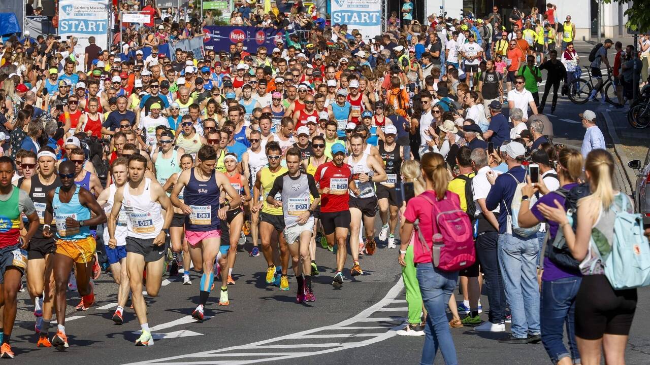 Stimmungsbilder vom Salzburg-Marathon, eingefangen von SN-Fotograf Robert Ratzer.   Stimmungsbilder vom Salzburg-Marathon, eingefangen von SN-Fotograf Robert Ratzer.