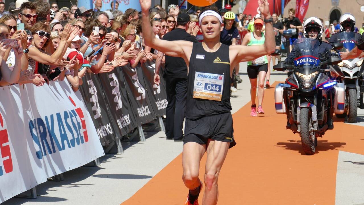 Sieger Mario Bauernfeind.   Sieger Mario Bauernfeind.