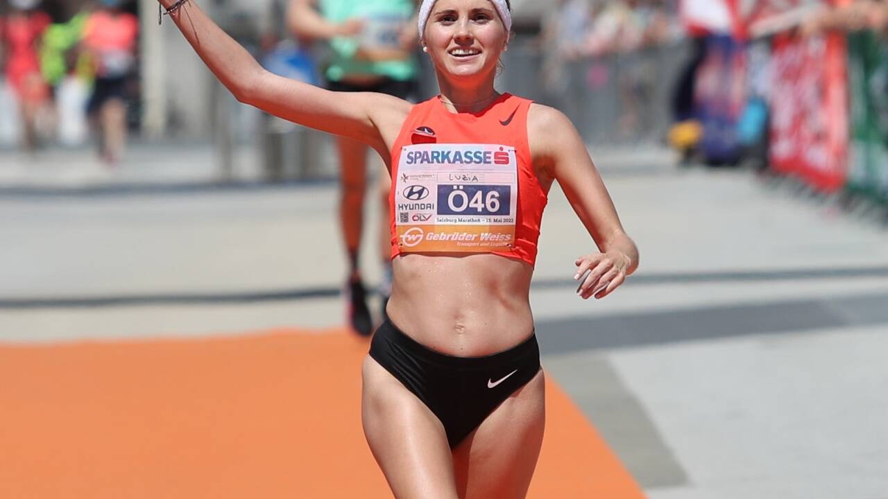 Sensationssiegerin Luzia Ludwig.  Sensationssiegerin Luzia Ludwig.