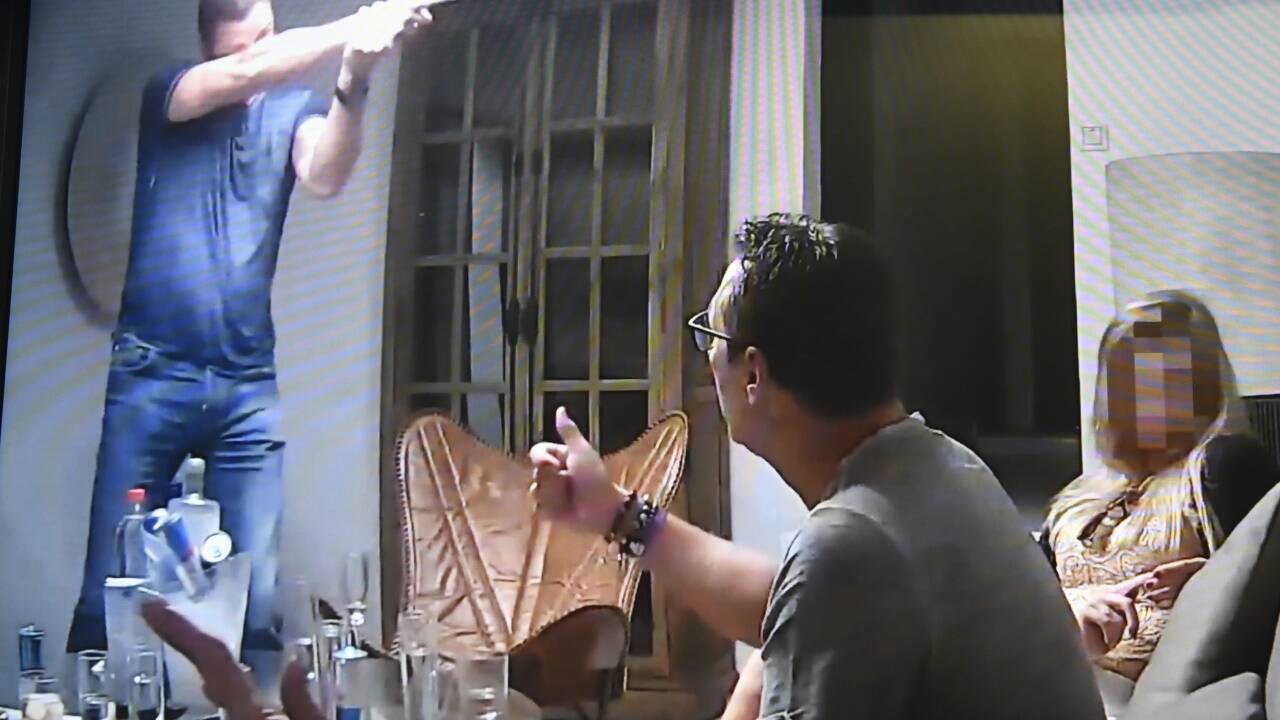 Eine Szene aus dem 'Ibiza-Video', veröffentlicht am Freitag, den 17. Mai 2019.  