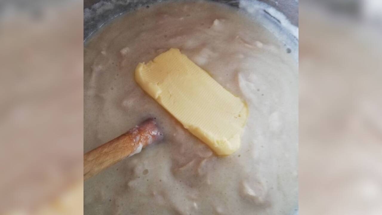 Zubereitung von „Plamantschi“ 