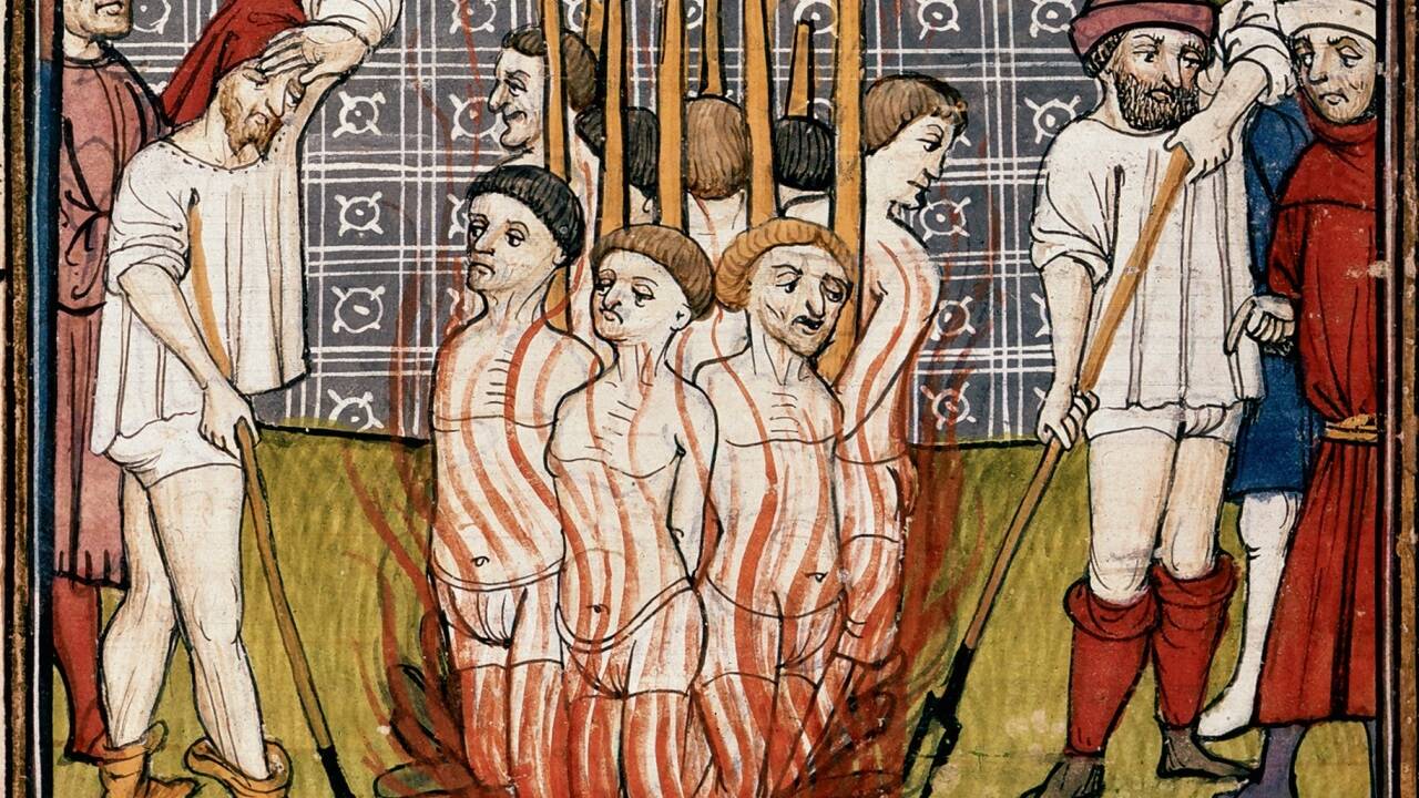 Die Inquisition lässt Tempelritter auf dem Scheiterhaufen verbrennen: Dieses Massaker wird nun von Salzburger Historikern neu erforscht.  