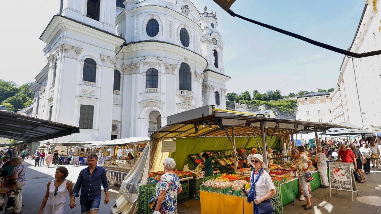 29 Jahre lang führte Familie Allerberger den Obst- und Gemüsestand auf dem Salzburger Grünmarkt.  