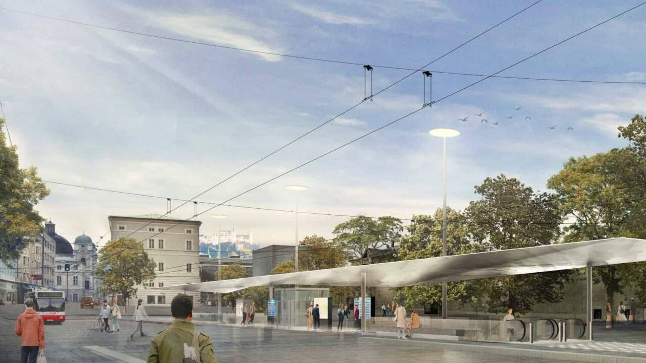 Das Stationsbauwerk am Mirabellplatz könnte mit Energie aus Geothermie geheizt bzw. gekühlt werden. 