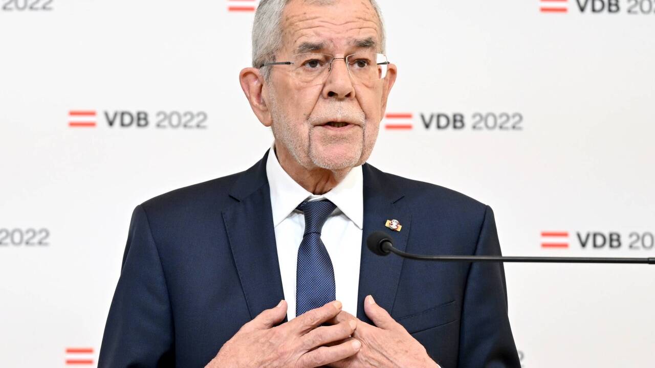 Bundespräsident Alexander Van der Bellen tritt mit 78 Jahren noch einmal an.  Bundespräsident Alexander Van der Bellen tritt mit 78 Jahren noch einmal an.