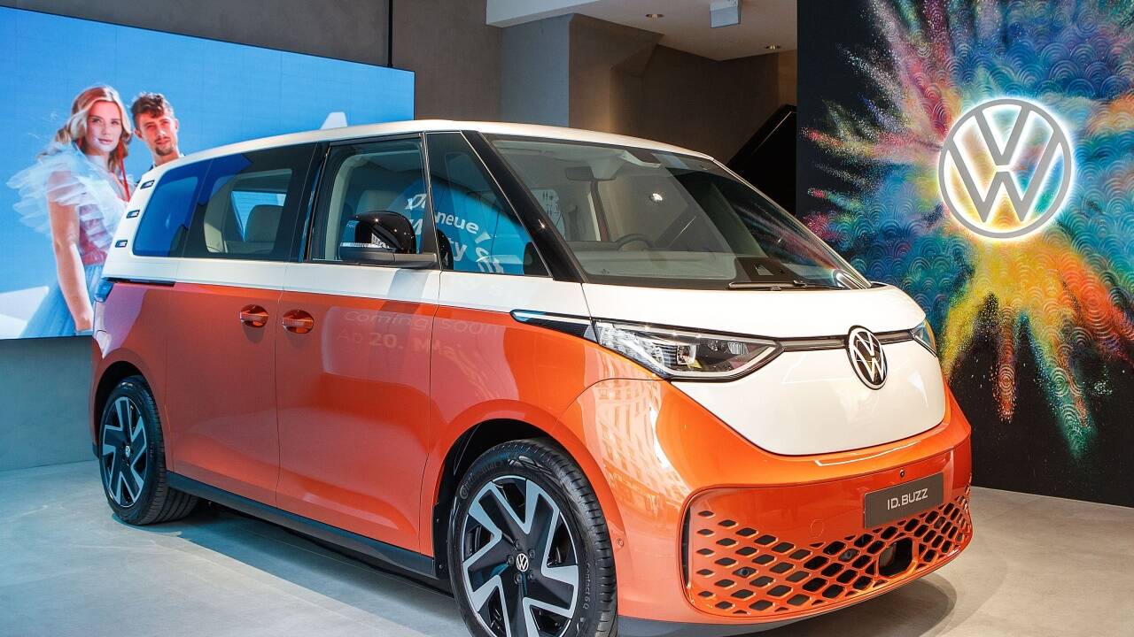 Sehnsuchtsobjekt einer neuen Generation von Elektroautofahrern: der VW ID.Buzz.  Sehnsuchtsobjekt einer neuen Generation von Elektroautofahrern: der VW ID.Buzz.