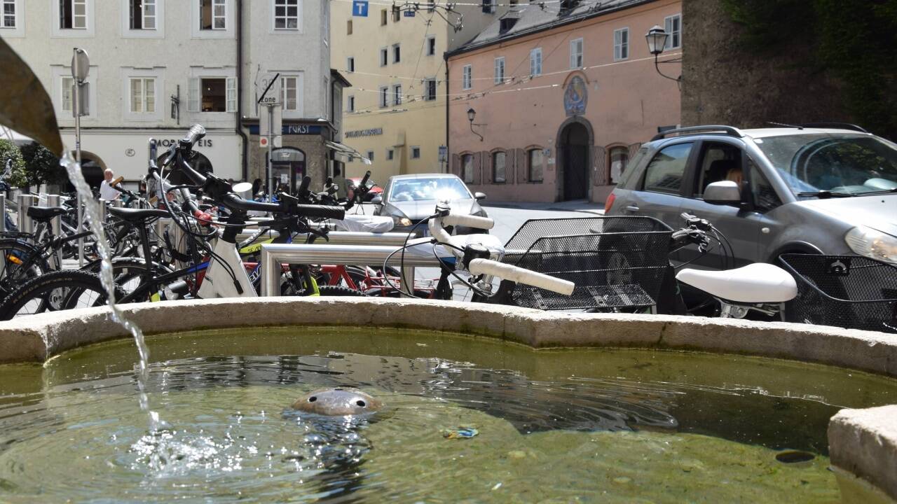 Geplant: mehr kühlende Wasserspender.  Geplant: mehr kühlende Wasserspender.
