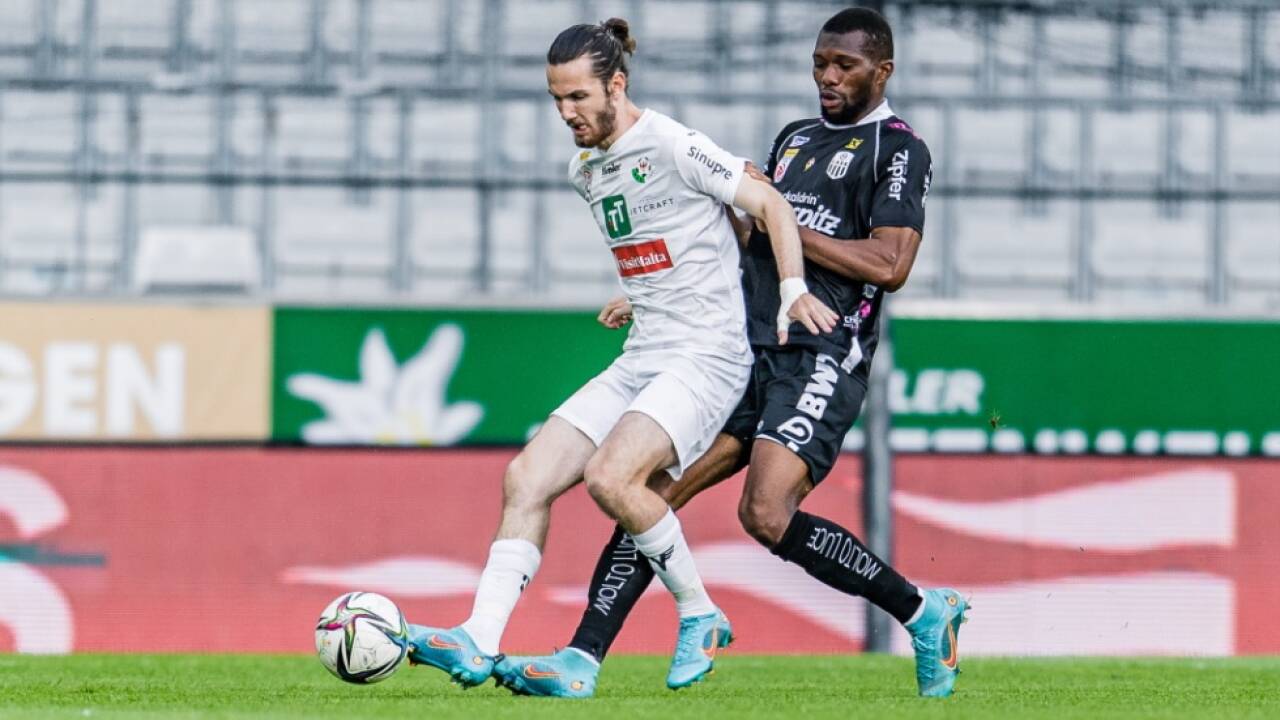 WSG-Stürmer Sabitzer erzielte das 2:0 